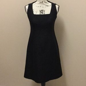 Talbots black brocade dress